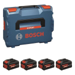 Bosch Akku-Set 4xEXBA18V-55, L-BOXX 