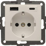 Berker Steckdose SCHUKO/USB AC  48148989 