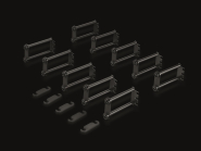 Rittal Kabelsprosse 1HE 1=10  DK 7111214 