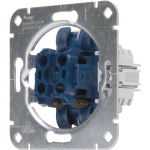 Kopp UP Serientaster Sockel aluminium 