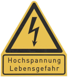 DEHN WuH-Schild "Hochspannung  WHS HS LG 