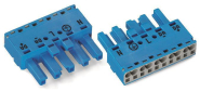 WAGO 770-1105 Buchse,5-polig,Kod. I,blau 