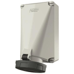 Mennekes 125A4P 7H500V Wanddose IP67 140 