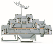 WAGO 280-549 Dreistockklemme,Durchgangs- 