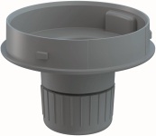 Werma Midi Rohradapter RM grau  26170005 