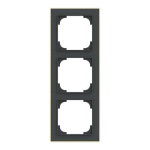 BJ Rahmen 3-fach m.Dekorring   1723-453M 