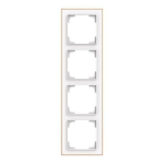 BJ Rahmen 4-fach m.Dekorring   1724-441M 