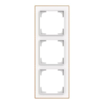 BJ Rahmen 3-fach m.Dekorring   1723-441M 