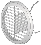 HELI Lüftungsgitter              LGR100W 