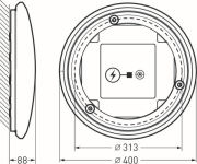 TRIL Wannenleuchte 2340 G2 WD2   7790340 