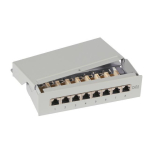 Patchpanel Cat 6  8 Port       37653.1V2 