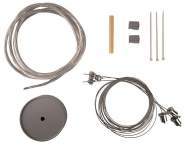 LTS DRAHTSEIL-SET   L 83/1500 DIM silber 