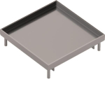 Hager Edelstahlkassette Q16   EKQ160BL25 