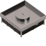 Hager Edelstahlkassette Q12   EKQ120TM25 