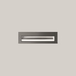BEGA Wandeinbauleuchte silber   24061AK4 