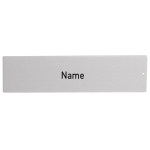 Renz RSA2 ALU-Namensschild    90-3-00028 