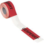 HEIN 10808 Absperrband   Nr.11-rot/wei 