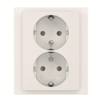 BJ SCHUKO  Doppelsteckdose  202 EUJB-884 