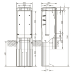 ABN Freiluftsäule Rondo m.MP      SL135P 