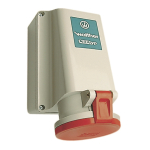 Walther Wandsteckdose 63A 5P 400V 6h 161 