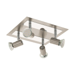 EGLO Spot Quadrat/4 Nickel-        90916 