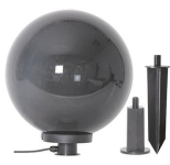 S&H LED-Dekokugel Ø40cm schwarz f. 88197 