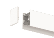 LAS 2x CENORA Endkappen weiß  LS-CR-WEND 