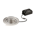 BRUM Einbaustrah. rund 6W Edelstahl BB15 