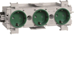 Hager Steckdose 3fach m.Wago  GS30016029 