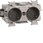 Hager Steckdose 2fach 45°     GS20119011 
