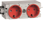 Hager Steckdose 2fach m.Wago  GS20003020 