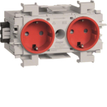 Hager Steckdose 2fach m.Wago  GS20013020 