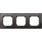 Merten M-PLAN-Echtglasrahmen 3f   489303 