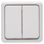 KOPP Serienschalter AP arktis- 513502002 