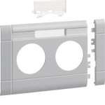 Hager Blende 2f Steckdose   GB10021K7035 