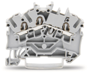 WAGO 2002-6301 3-Leiter-Durchgangsklemme 