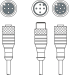 Leuze K-Y1      K-Y1 M12A-20m-M12A-S-PUR 