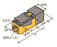 Turck Induktiver       NI20NF-CP40-VP4X2 