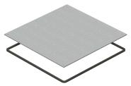 OBO DUF 350-2 Blinddeckel UZD350-2/3 