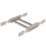 Gelenkbogen vertikal halogenfrei grau 85 