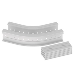  Flachbogen 45  halogenfrei grau 135x200 