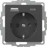 GIRA 2459005 SCHUKO-Steckdose Shutter 