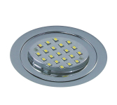 RUTEC LED LARA RUND CHROM 2W  LED55014WW 