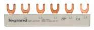 Legrand 607033 Gabelkammschiene 3-polig 
