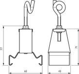 PHILIPS Maxos Abhänger   LL500Z CB-CH WH 