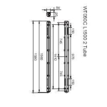 PHIL Feuchtraumleuchte IP65 Grau WT050C 