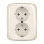 BJ SCHUKO  Doppelsteckdose  202 EUJB-214 