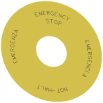 Siemens 3SU19000BC310NB0 Unterlegschild 