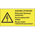 HEIN 172989 Warn-Kombischild ACHTUNG! 