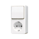 JG Schuko-Steckdose mit           676AWW 